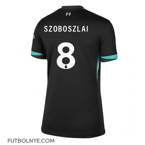 Camiseta Liverpool Dominik Szoboszlai #8 Visitante Equipación para mujer 2024-25 manga corta